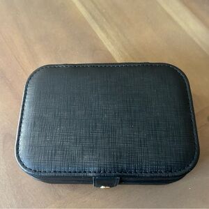 Black Textured Jewelry Box